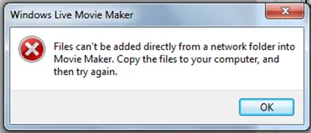 Windows Movie Maker Error Message Occurred - Techyv.com